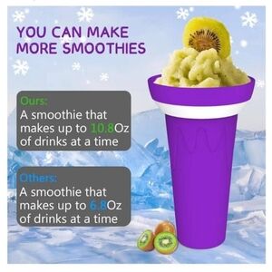 Purple Slushie Maker Cup - Freeze And Use